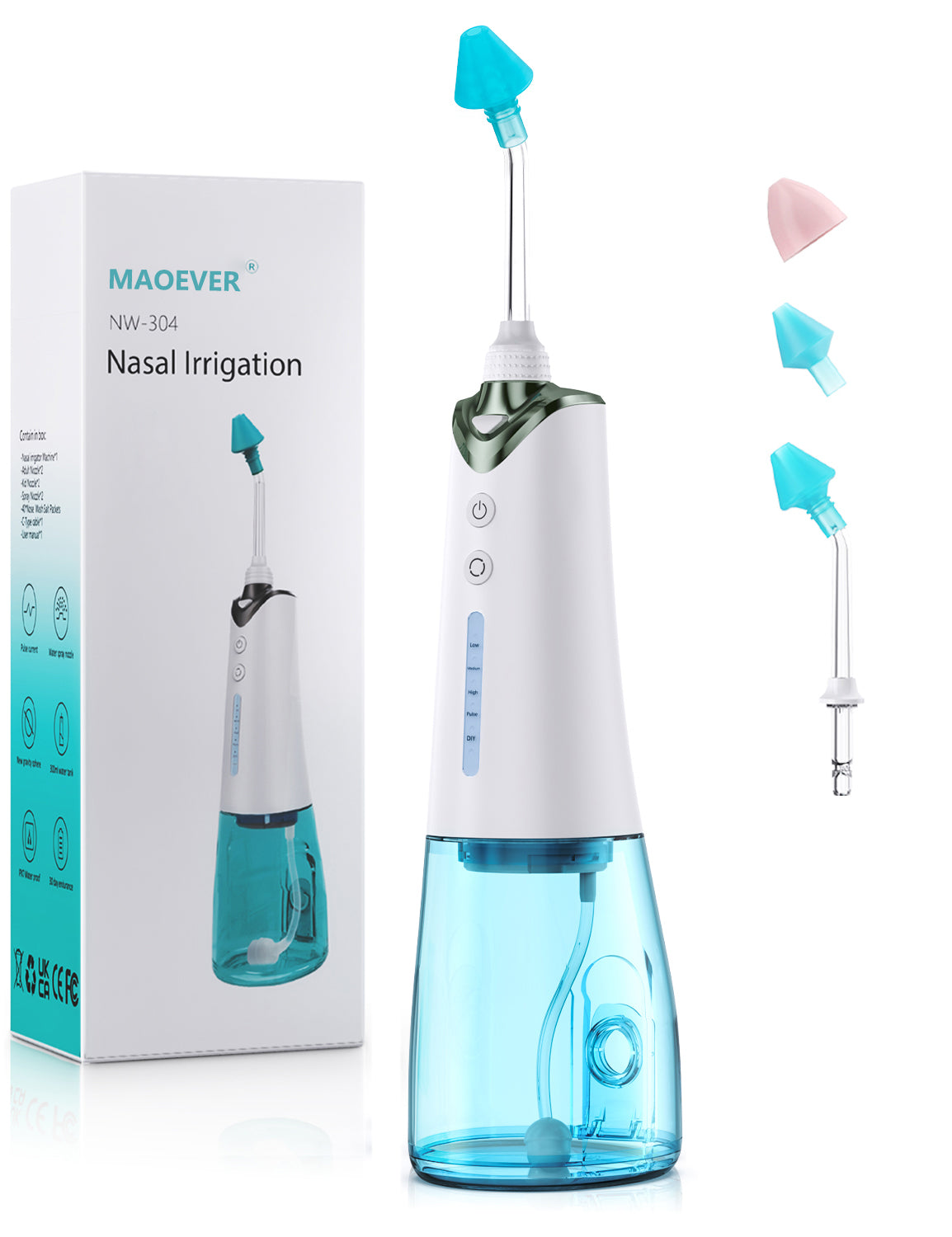 MAOEVER Neti Pot Sinus Rinse Bottle Nose Wash UK